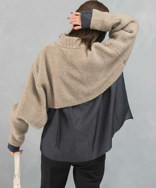 URBAN RESEARCH ROSSO / アーバンリサーチ ロッソ ニット・セーター | クロップドマルチウェイニット | 詳細15