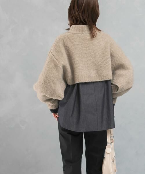 URBAN RESEARCH ROSSO / アーバンリサーチ ロッソ ニット・セーター | クロップドマルチウェイニット | 詳細16