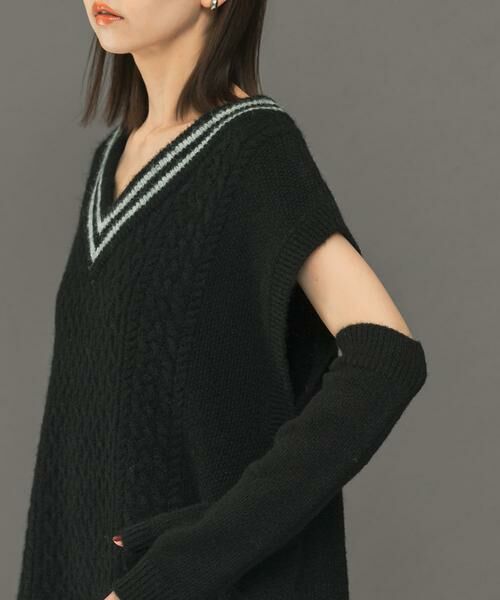 URBAN RESEARCH ROSSO / アーバンリサーチ ロッソ ニット・セーター | アームウォーマーセットニットベスト | 詳細13
