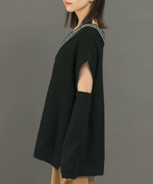 URBAN RESEARCH ROSSO / アーバンリサーチ ロッソ ニット・セーター | アームウォーマーセットニットベスト | 詳細9