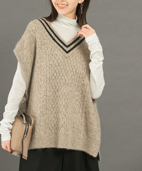 URBAN RESEARCH ROSSO / アーバンリサーチ ロッソ ニット・セーター | アームウォーマーセットニットベスト | 詳細15