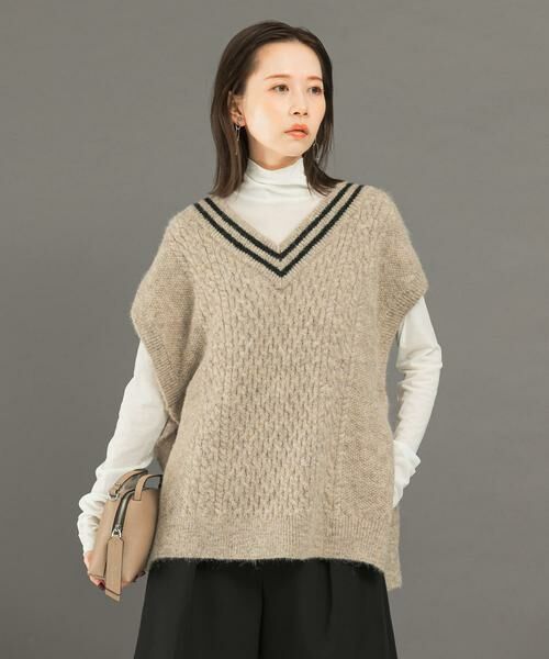 URBAN RESEARCH ROSSO / アーバンリサーチ ロッソ ニット・セーター | アームウォーマーセットニットベスト | 詳細17