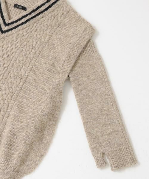 URBAN RESEARCH ROSSO / アーバンリサーチ ロッソ ニット・セーター | アームウォーマーセットニットベスト | 詳細23