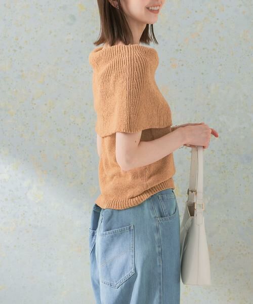 URBAN RESEARCH ROSSO / アーバンリサーチ ロッソ ニット・セーター | ドライタッチオフショルダーニット | 詳細1