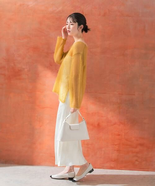 URBAN RESEARCH ROSSO / アーバンリサーチ ロッソ ニット・セーター | シアーモヘアVネックプルオーバー | 詳細7