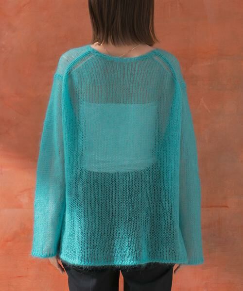 URBAN RESEARCH ROSSO / アーバンリサーチ ロッソ ニット・セーター | シアーモヘアVネックプルオーバー | 詳細21