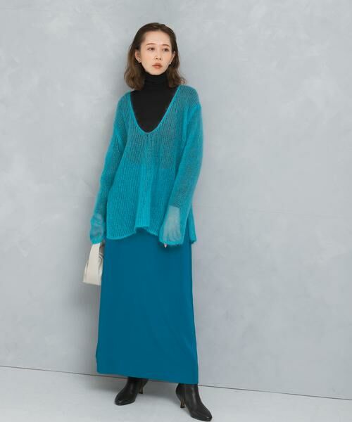 URBAN RESEARCH ROSSO / アーバンリサーチ ロッソ ニット・セーター | シアーモヘアVネックプルオーバー | 詳細13