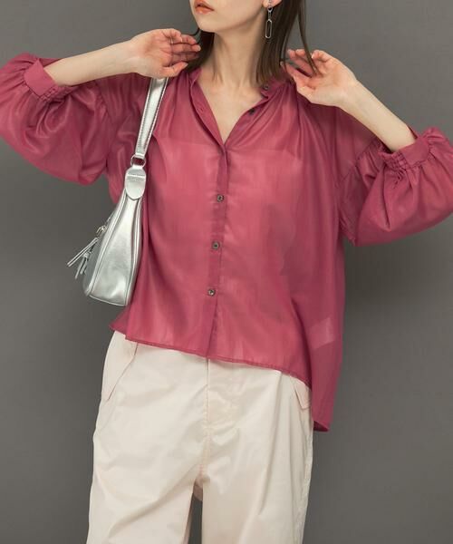 URBAN RESEARCH ROSSO / アーバンリサーチ ロッソ シャツ・ブラウス | チンツシアーギャザーブラウス | 詳細1