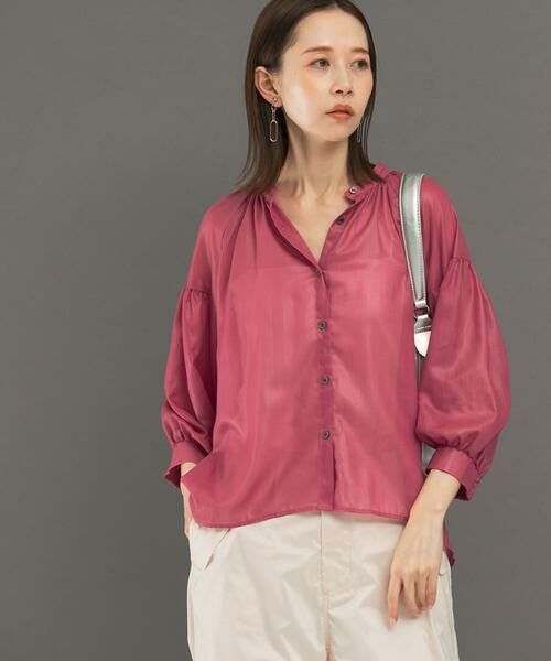 URBAN RESEARCH ROSSO / アーバンリサーチ ロッソ シャツ・ブラウス | チンツシアーギャザーブラウス | 詳細2