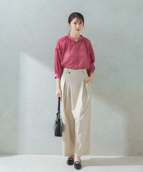 URBAN RESEARCH ROSSO / アーバンリサーチ ロッソ シャツ・ブラウス | チンツシアーギャザーブラウス | 詳細8