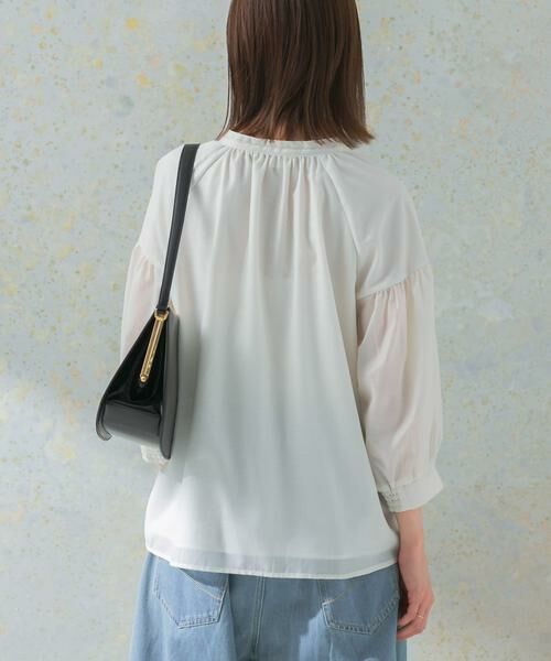 URBAN RESEARCH ROSSO / アーバンリサーチ ロッソ シャツ・ブラウス | チンツシアーギャザーブラウス | 詳細20