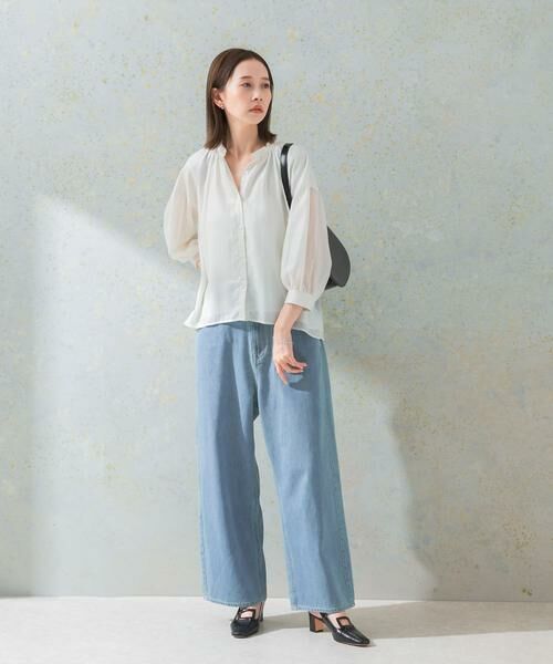 URBAN RESEARCH ROSSO / アーバンリサーチ ロッソ シャツ・ブラウス | チンツシアーギャザーブラウス | 詳細22