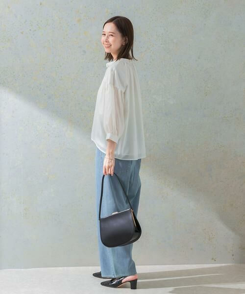 URBAN RESEARCH ROSSO / アーバンリサーチ ロッソ シャツ・ブラウス | チンツシアーギャザーブラウス | 詳細23