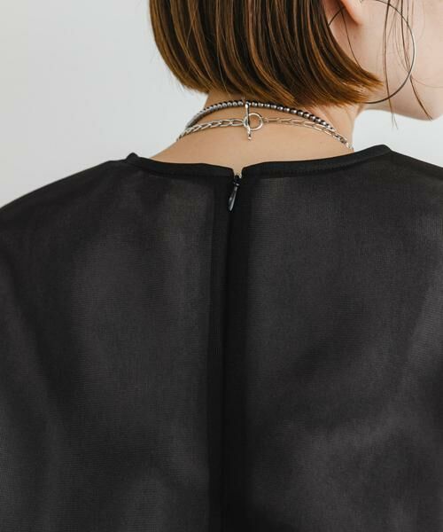 URBAN RESEARCH ROSSO / アーバンリサーチ ロッソ シャツ・ブラウス | F by ROSSO　シアーショートブラウス | 詳細13