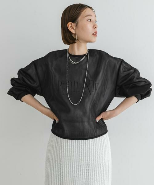 URBAN RESEARCH ROSSO / アーバンリサーチ ロッソ シャツ・ブラウス | F by ROSSO　シアーショートブラウス | 詳細17