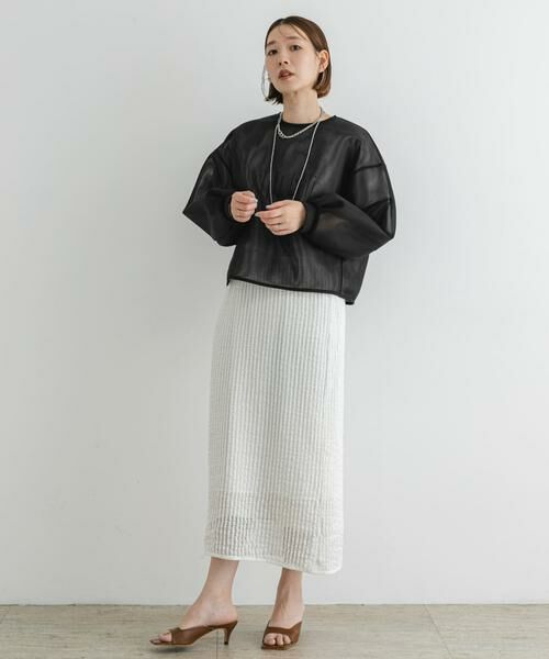 URBAN RESEARCH ROSSO / アーバンリサーチ ロッソ シャツ・ブラウス | F by ROSSO　シアーショートブラウス | 詳細18