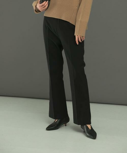 URBAN RESEARCH ROSSO / アーバンリサーチ ロッソ その他パンツ | ストレッチスリットパンツ(ブラック)