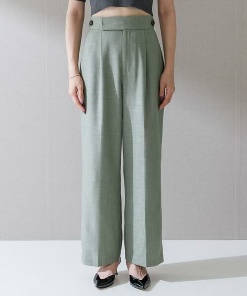 URBAN RESEARCH ROSSO / アーバンリサーチ ロッソ その他パンツ | ハイウエストツイードワイドパンツ | 詳細6