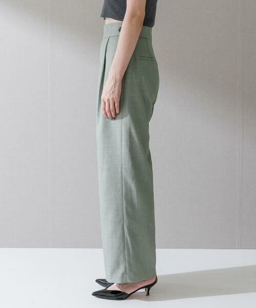 URBAN RESEARCH ROSSO / アーバンリサーチ ロッソ その他パンツ | ハイウエストツイードワイドパンツ | 詳細7