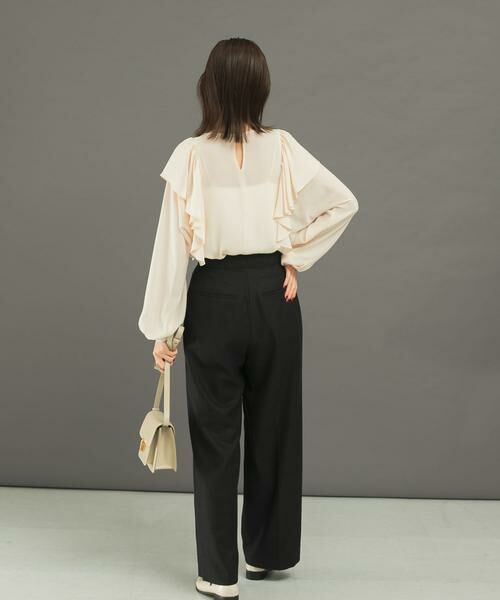 URBAN RESEARCH ROSSO / アーバンリサーチ ロッソ その他パンツ | ハイウエストツイードワイドパンツ | 詳細18