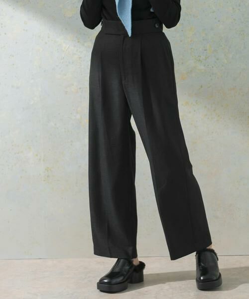 URBAN RESEARCH ROSSO / アーバンリサーチ ロッソ その他パンツ | ハイウエストツイードワイドパンツ | 詳細20