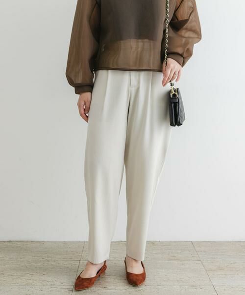 URBAN RESEARCH ROSSO / アーバンリサーチ ロッソ その他パンツ | F by ROSSO　サテンストレッチカーブフォルムパンツ | 詳細16