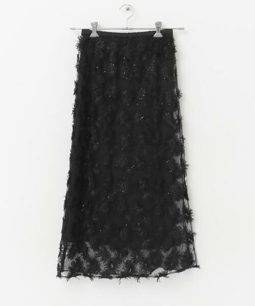 URBAN RESEARCH ROSSO / アーバンリサーチ ロッソ スカート | チュールフラワーレイヤードスカート | 詳細5