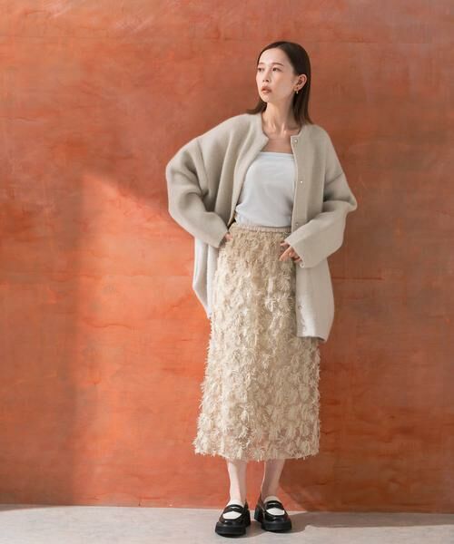 URBAN RESEARCH ROSSO / アーバンリサーチ ロッソ スカート | チュールフラワーレイヤードスカート | 詳細19