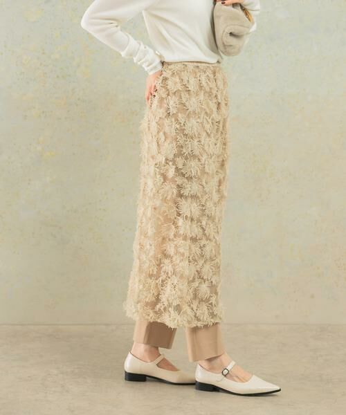 URBAN RESEARCH ROSSO / アーバンリサーチ ロッソ スカート | チュールフラワーレイヤードスカート | 詳細10