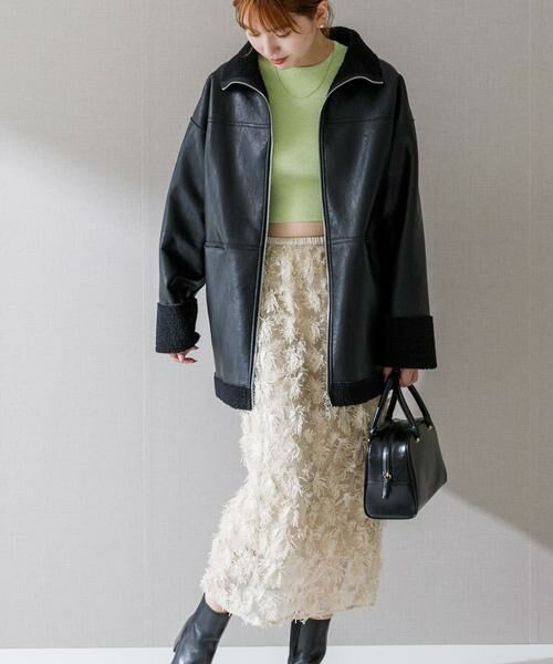 URBAN RESEARCH ROSSO / アーバンリサーチ ロッソ スカート | チュールフラワーレイヤードスカート | 詳細12