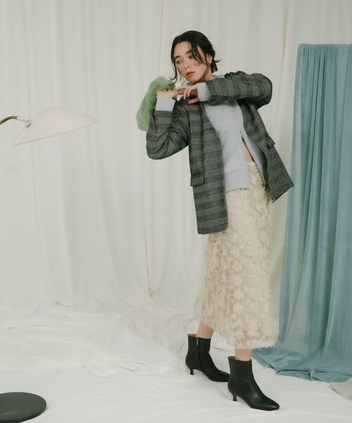 URBAN RESEARCH ROSSO / アーバンリサーチ ロッソ スカート | チュールフラワーレイヤードスカート | 詳細16