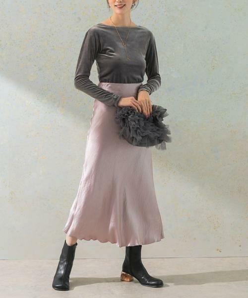 URBAN RESEARCH ROSSO / アーバンリサーチ ロッソ スカート | サテンバイアススカート(ピンク系その他)