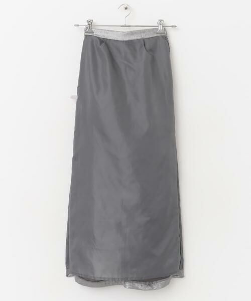 URBAN RESEARCH ROSSO / アーバンリサーチ ロッソ スカート | F by ROSSO　シャイニーフロントギャザータイトスカート | 詳細13
