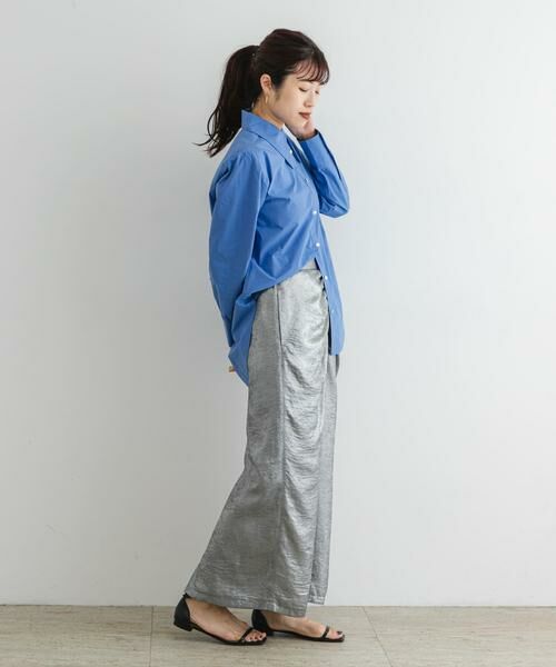 URBAN RESEARCH ROSSO / アーバンリサーチ ロッソ スカート | F by ROSSO　シャイニーフロントギャザータイトスカート | 詳細7