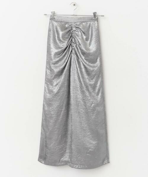 URBAN RESEARCH ROSSO / アーバンリサーチ ロッソ スカート | F by ROSSO　シャイニーフロントギャザータイトスカート | 詳細8
