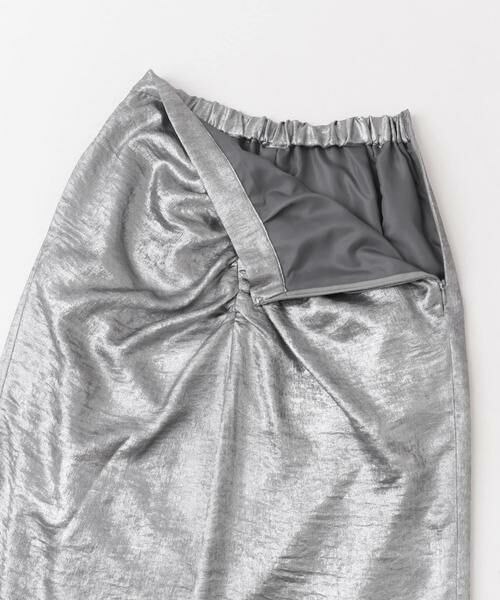 URBAN RESEARCH ROSSO / アーバンリサーチ ロッソ スカート | F by ROSSO　シャイニーフロントギャザータイトスカート | 詳細9