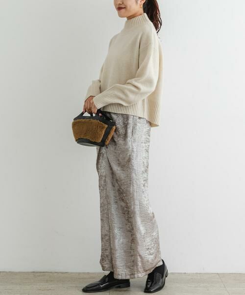 URBAN RESEARCH ROSSO / アーバンリサーチ ロッソ スカート | F by ROSSO　シャイニーフロントギャザータイトスカート | 詳細18