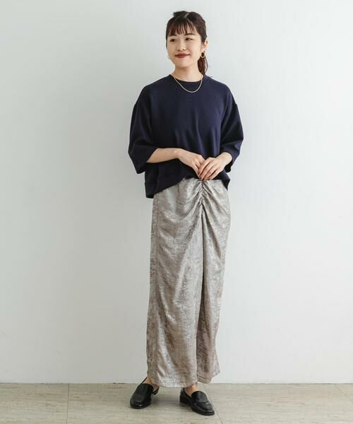 URBAN RESEARCH ROSSO / アーバンリサーチ ロッソ スカート | F by ROSSO　シャイニーフロントギャザータイトスカート | 詳細20