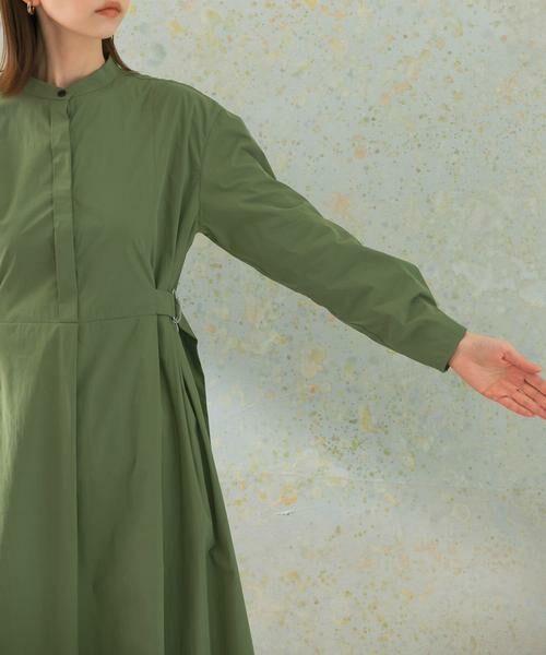 URBAN RESEARCH ROSSO / アーバンリサーチ ロッソ ワンピース | ハイネックサイドベルトシャツワンピース | 詳細10
