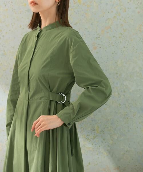URBAN RESEARCH ROSSO / アーバンリサーチ ロッソ ワンピース | ハイネックサイドベルトシャツワンピース | 詳細11