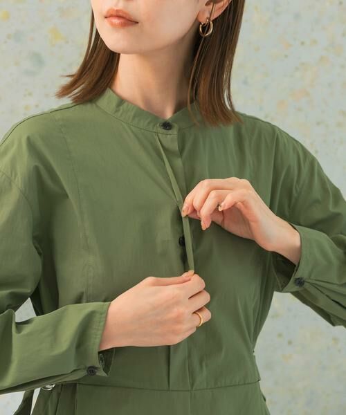 URBAN RESEARCH ROSSO / アーバンリサーチ ロッソ ワンピース | ハイネックサイドベルトシャツワンピース | 詳細9