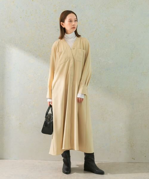 URBAN RESEARCH ROSSO / アーバンリサーチ ロッソ ワンピース | ポケットデザインVネックワンピース | 詳細3