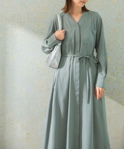 URBAN RESEARCH ROSSO / アーバンリサーチ ロッソ ワンピース | ポケットデザインVネックワンピース | 詳細8