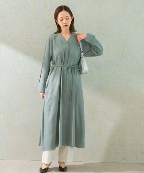 URBAN RESEARCH ROSSO / アーバンリサーチ ロッソ ワンピース | ポケットデザインVネックワンピース | 詳細9