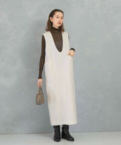 URBAN RESEARCH ROSSO / アーバンリサーチ ロッソ ワンピース | Uネックフォルムジャンパーワンピース