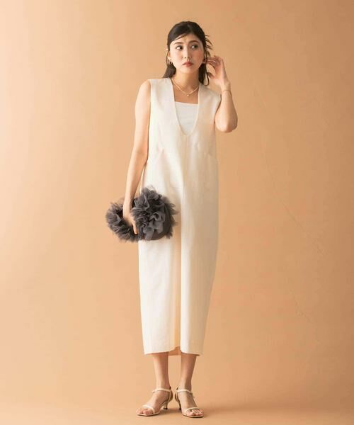 URBAN RESEARCH ROSSO / アーバンリサーチ ロッソ ワンピース | Uネックフォルムジャンパーワンピース | 詳細2