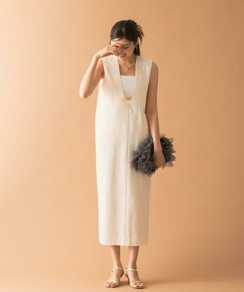 URBAN RESEARCH ROSSO / アーバンリサーチ ロッソ ワンピース | Uネックフォルムジャンパーワンピース | 詳細4