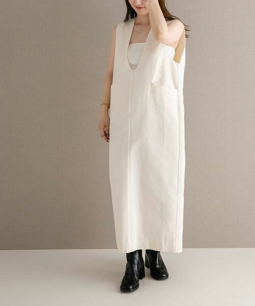 URBAN RESEARCH ROSSO / アーバンリサーチ ロッソ ワンピース | Uネックフォルムジャンパーワンピース | 詳細7