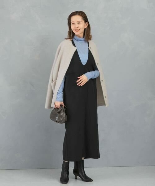 URBAN RESEARCH ROSSO / アーバンリサーチ ロッソ ワンピース | Uネックフォルムジャンパーワンピース | 詳細15