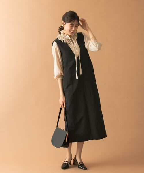 URBAN RESEARCH ROSSO / アーバンリサーチ ロッソ ワンピース | Uネックフォルムジャンパーワンピース | 詳細18